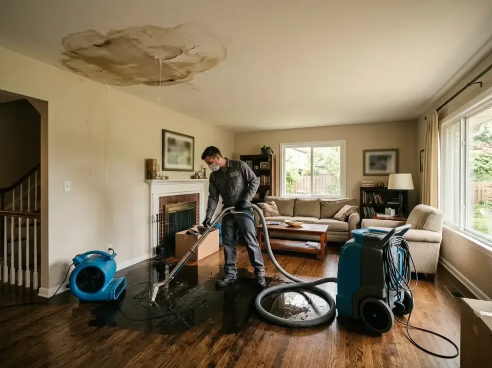 attic-pipe-burst-ceiling-drip-008 — frequently asked questions, Water Damage Restoration & Carpet Care in Romeo, MI